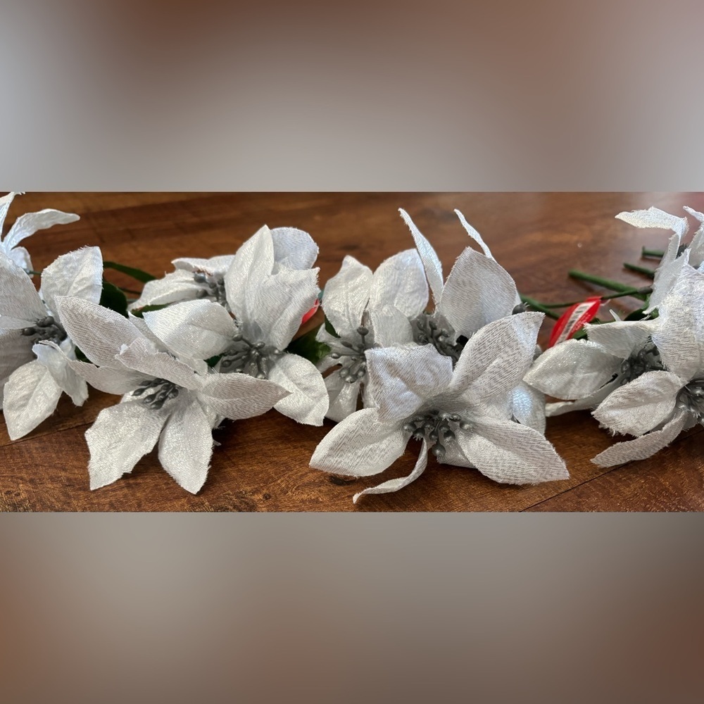 NWT Christmas Xmas faux bush 7 piece bundle - Picture 5 of 6